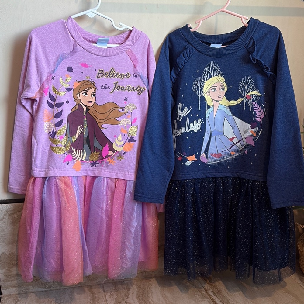 NEW Disney Frozen Elsa and Ana Tutu Dresses, Dress Up, Princess